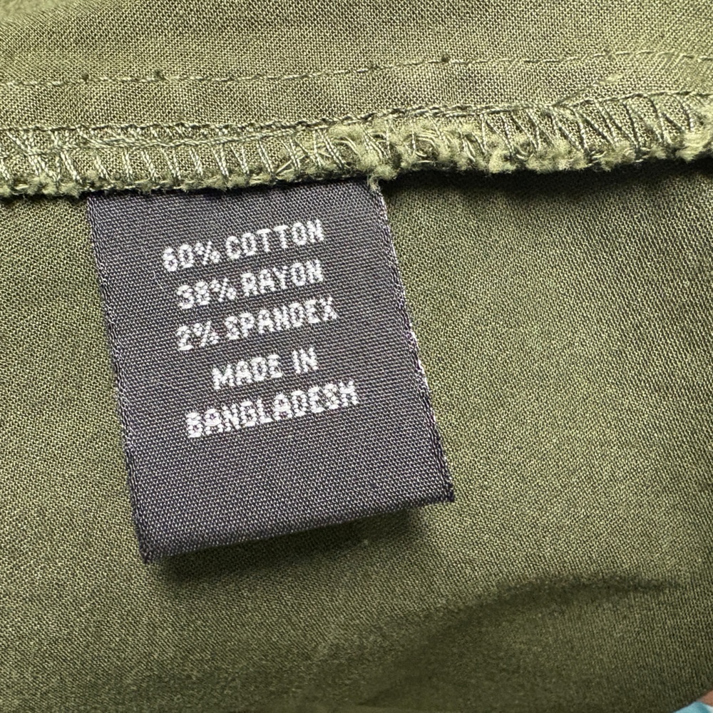 Baccini Functional Utility Military Martini Green Jacket-Cottonblend - Picture 3 of 5